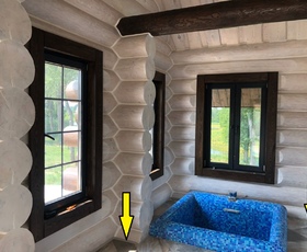 Герметизация швов между стеной и полом в деревянном доме