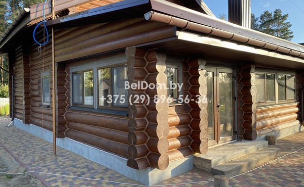 Отделка деревянного дома под ключ Борисов.