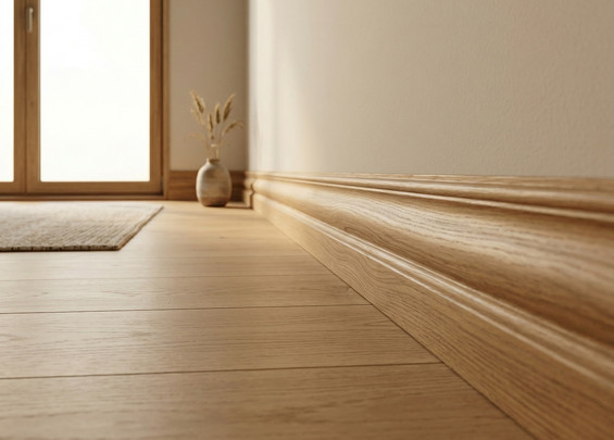 Плинтус Крокодил дуб массив 110×17×3000 мм (сорт Экстра)