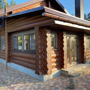Отделка деревянного дома под ключ в Пинске
