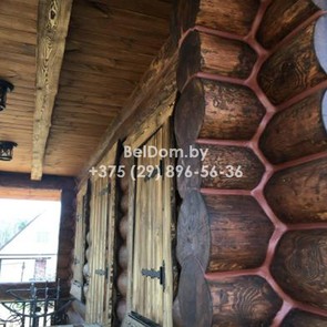 Герметизация швов деревянного дома под ключ Городок