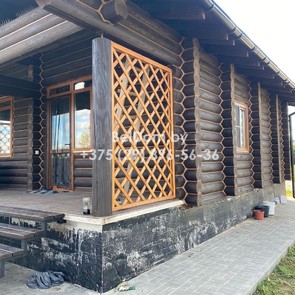 Строительство деревянного дома из оцилиндрованного бревна Светлогорск