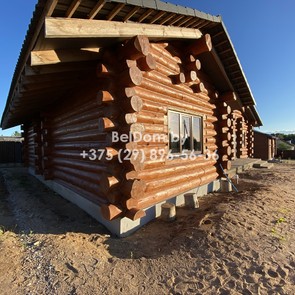 Шлифовка, покраска, герметизация швов деревянного дома под ключ Добруш