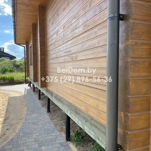 Герметизация швов деревянного дома из профилированного бруса Ветка