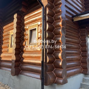 Отделка деревянного дома ручной рубки под ключ Наровля