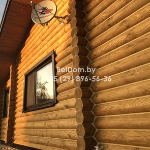 Отделка деревянного дома и теплый шов под ключ Новогрудок