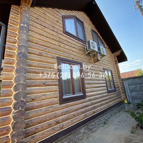 Шлифовка, аокраска, теплый шов для сруба деревянного дома Солигорск