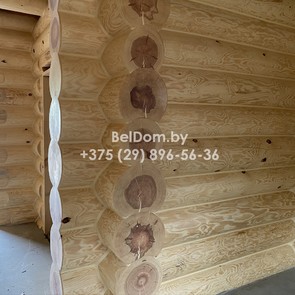 Внутренняя отделка деревянного дома из сруба ручной рубки Дзержинск