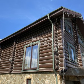 Шлифовка, покраска, теплый шов для сруба деревянного дома Марьина Горка