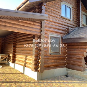 Шлифовка, покраска, герметизация швов деревянного дома под ключ Узда