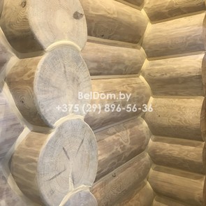 Теплый шов внутри деревянного дома Узда