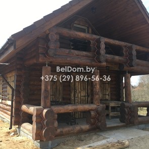 Покраска и теплый шов для деревянного дома Краснополье