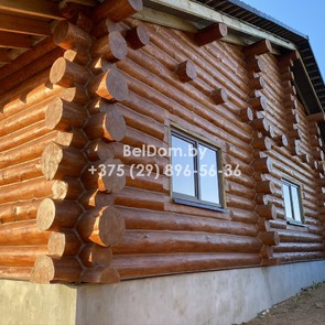 Шлифовка, покраска, герметизация швов деревянного дома под ключ Могилев