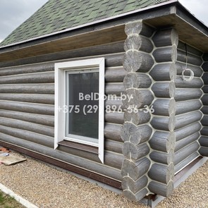 Утепление деревянного дома по технологии теплый шов Хотимск