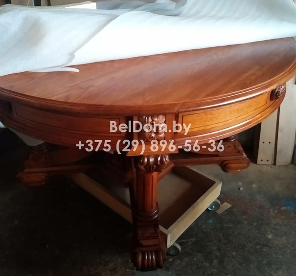 Реставрация деревянного стола из массива