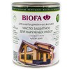 Масло Biofa (Биофа) 2043: защитное, для наружных работ, с антисептиком, Кремень