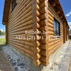 Покраска деревянного дома из оцилиндрованного бревна под Минском фото 2