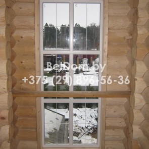 Резка роемов, установка обсад, установка окон и дверей для дома из оцилиндрованного бревна Минск фото 15