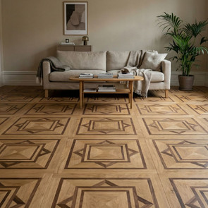 Шлифовка модульного паркета в современной квартире