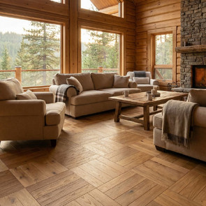 Шлифовка паркета в таунхаусе после капитального ремонта