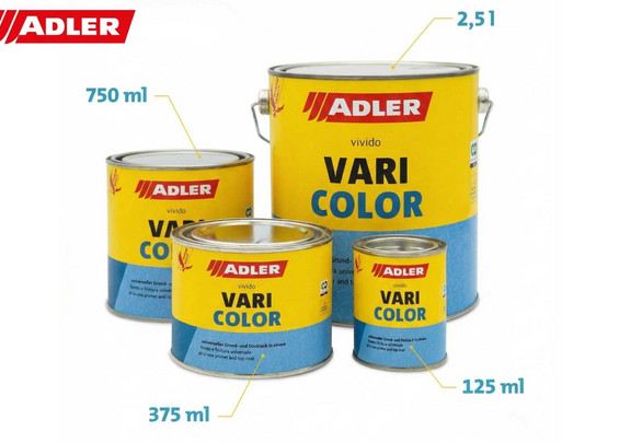 ADLER Varicolor матовый лак на водной основе Изумрудно-зеленый RAL 6001