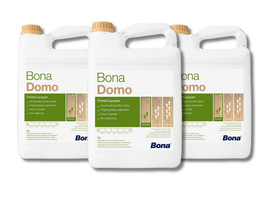 Bona Domo однокомпонентный лак на водной основе (матовый, полуматовый)