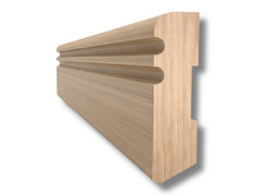 Плинтус Пл-1-1 массив дуб 70х16х3000
