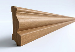 Плинтус Крокодил дуб массив 80×17×3000 мм (сорт Экстра)