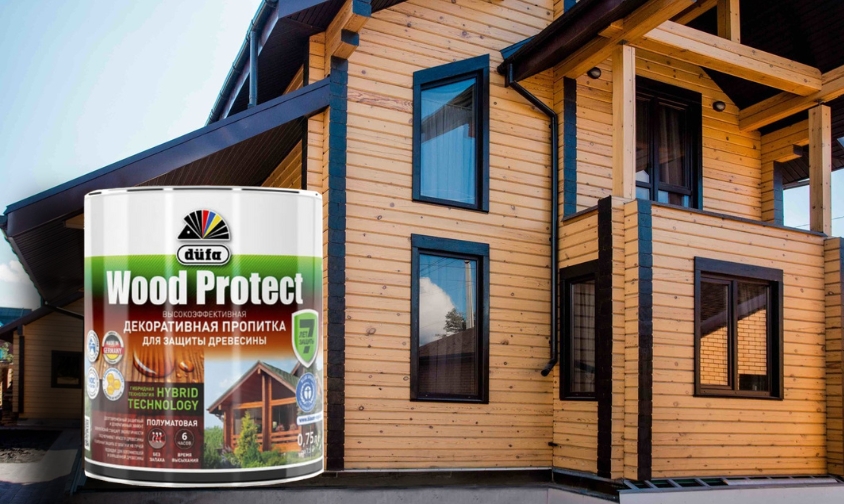 Применение Dufa wood protect