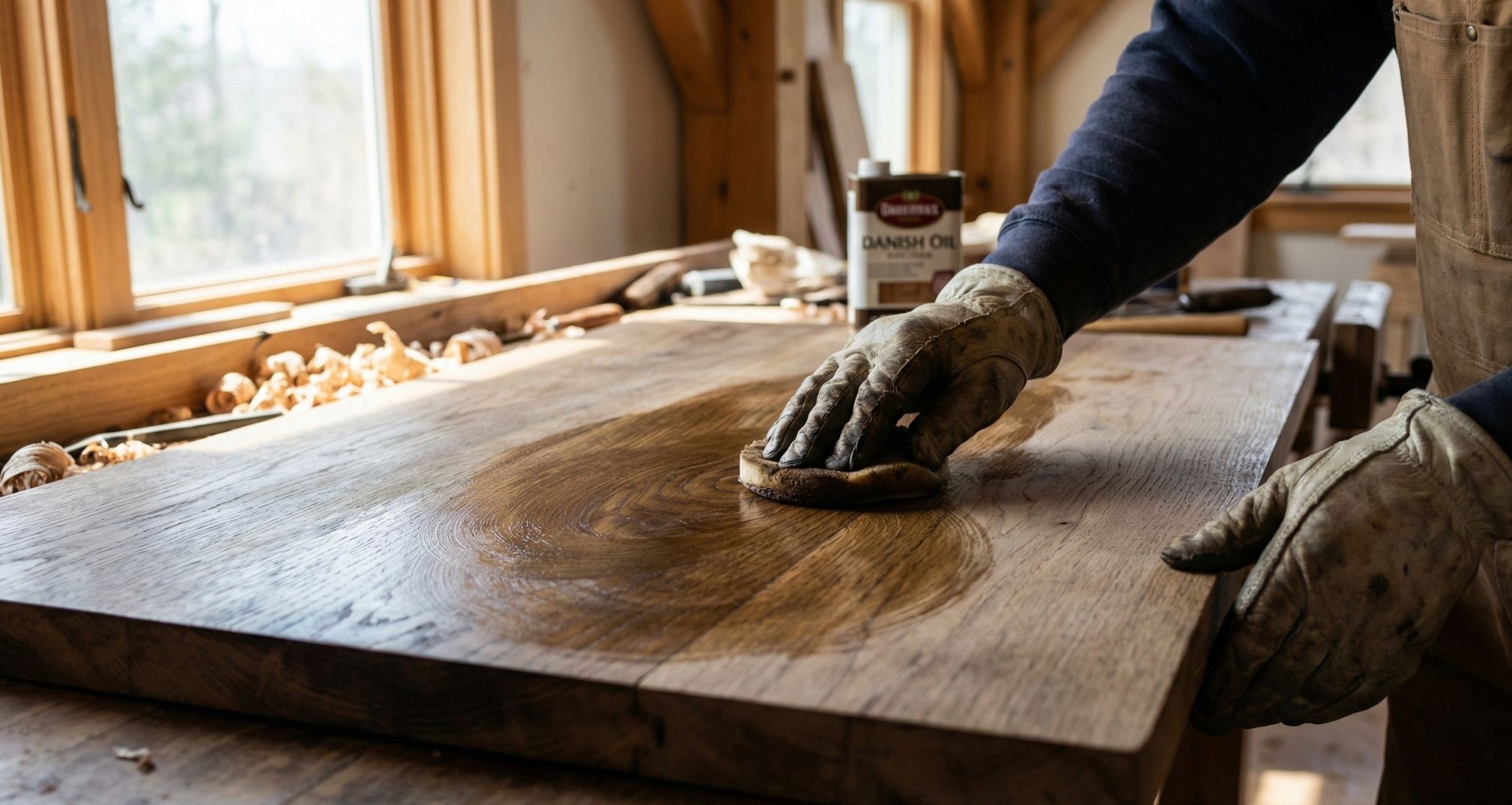 Втирание масла падом