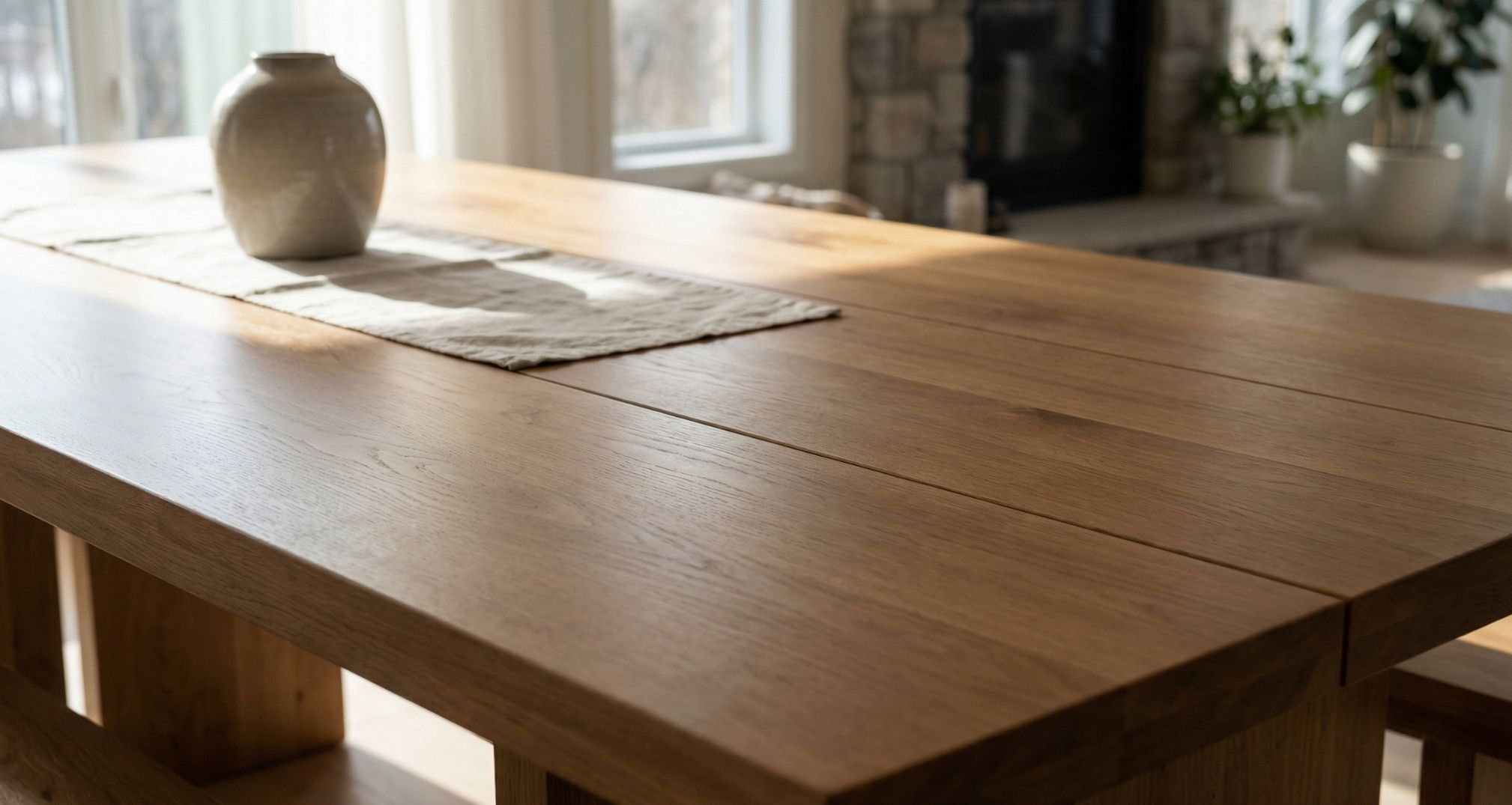 Ровное масляное покрытие по дереву