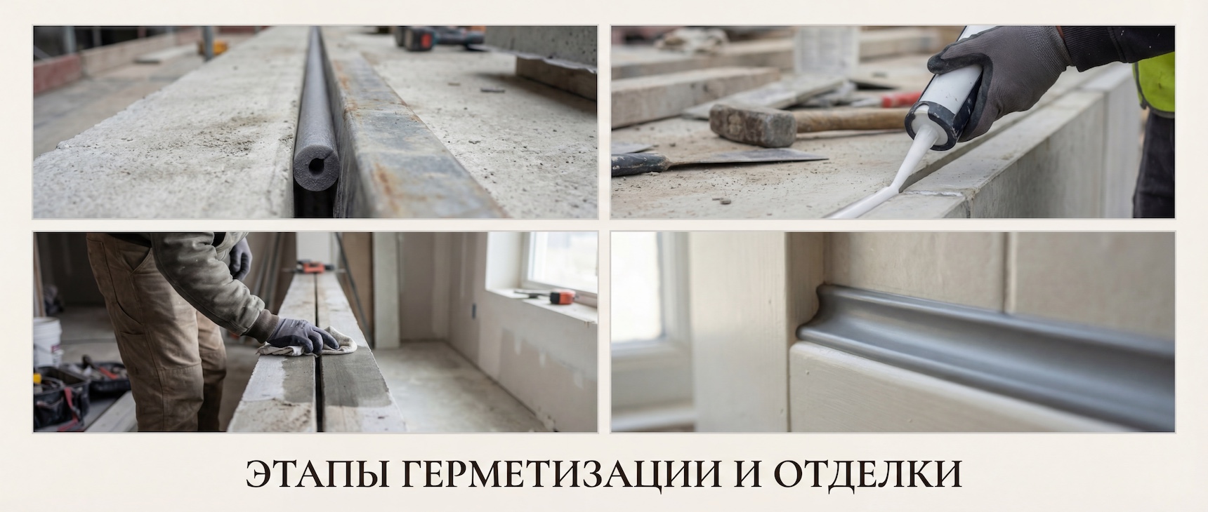 Технология нанесения герметика