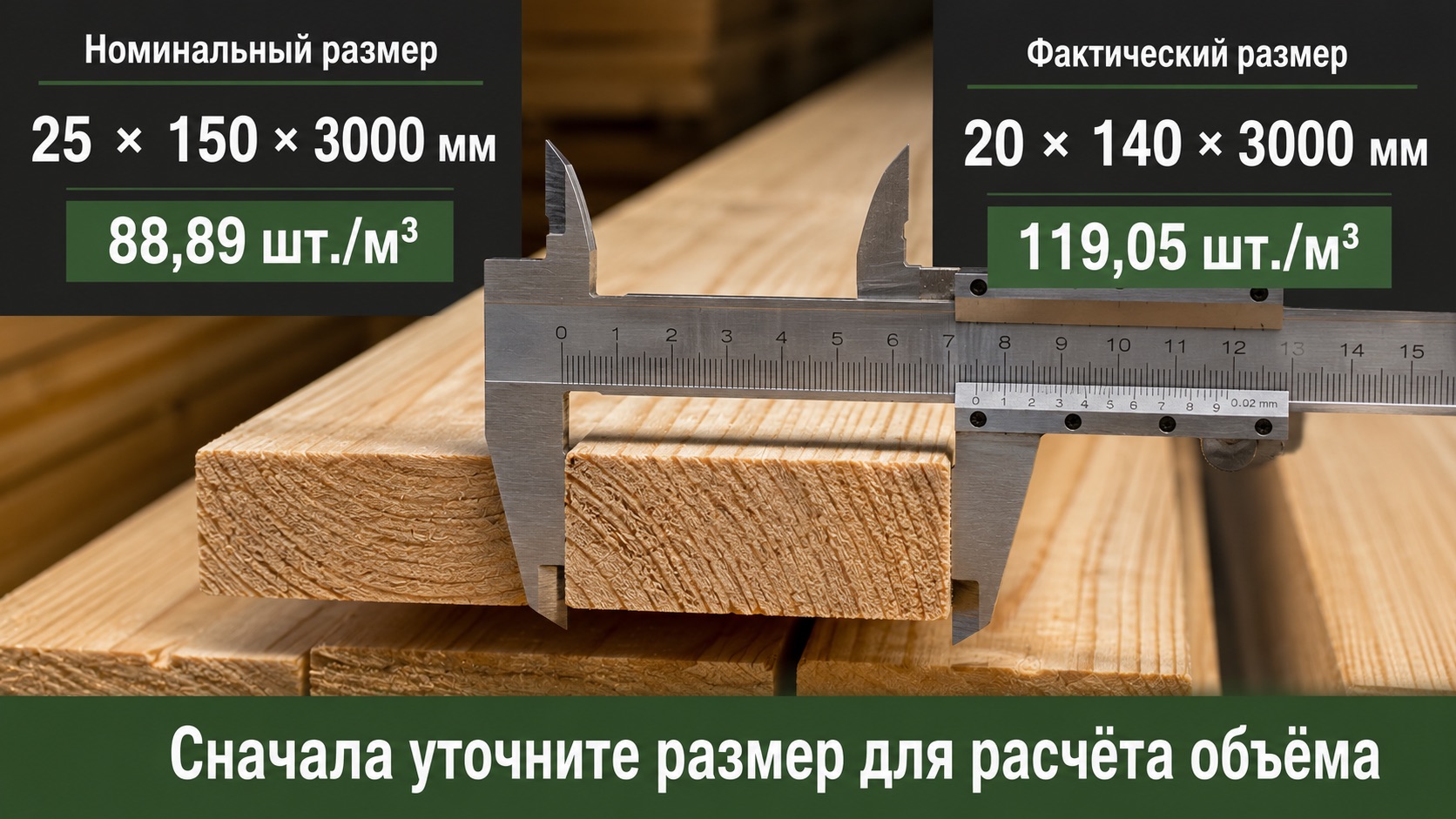 Фактическое сечение меняет результат расчёта
